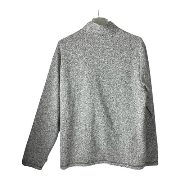 Chaps Men's Gray Heather 1/4 Zip Fleece Pullover NWT Size XXL - Picture 2 of 7